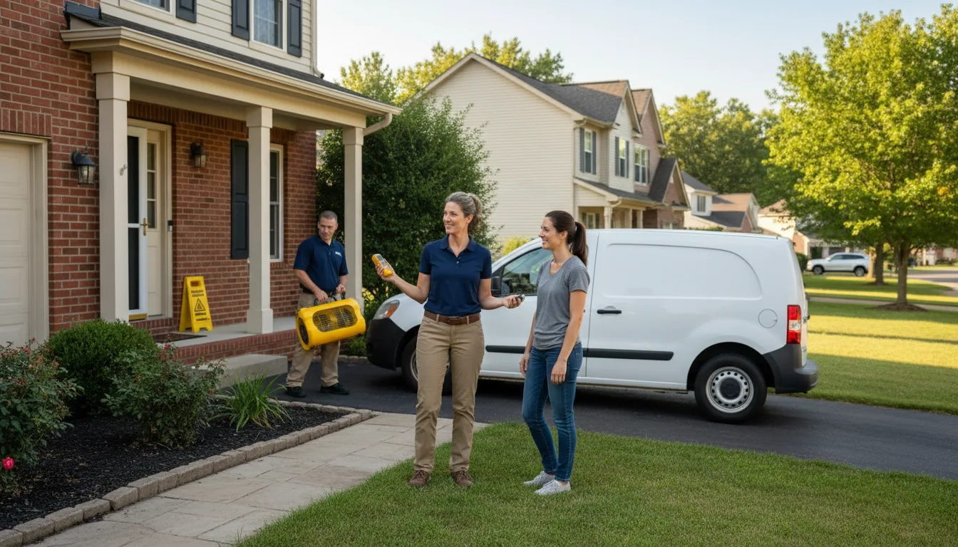 Residential water damage restoration in Kneeland, CA